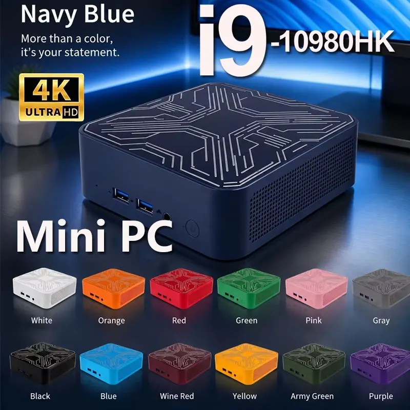 Retro Gaming Mini Pc - 2026ミニPC Core i9 10980HK Windows 11搭載コンピューター