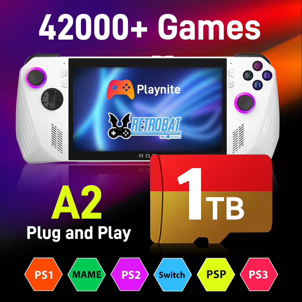 Retro Gaming Mini Pc - 1TB ゲームカード 42000+ レトロ/AAA ゲーム &