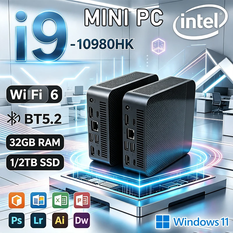 Retro Gaming Mini Pc - 2026 ミニPC Windows 11 Pro Core
