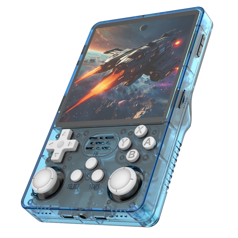 Retro Gaming Laptop - 新型オープンソースシステム レトロゲーム携帯型ポケットコンソール 4インチIPSディスプレイ 720*720 内蔵WiFi 子供向けギフト