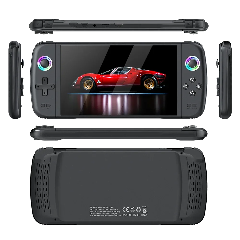 Retro Gaming Download - 128GB M27携帯型ゲームプレーヤー ポータブルレトロゲーム機 7.0インチ大画面 256GB 7万種類以上のゲーム内蔵