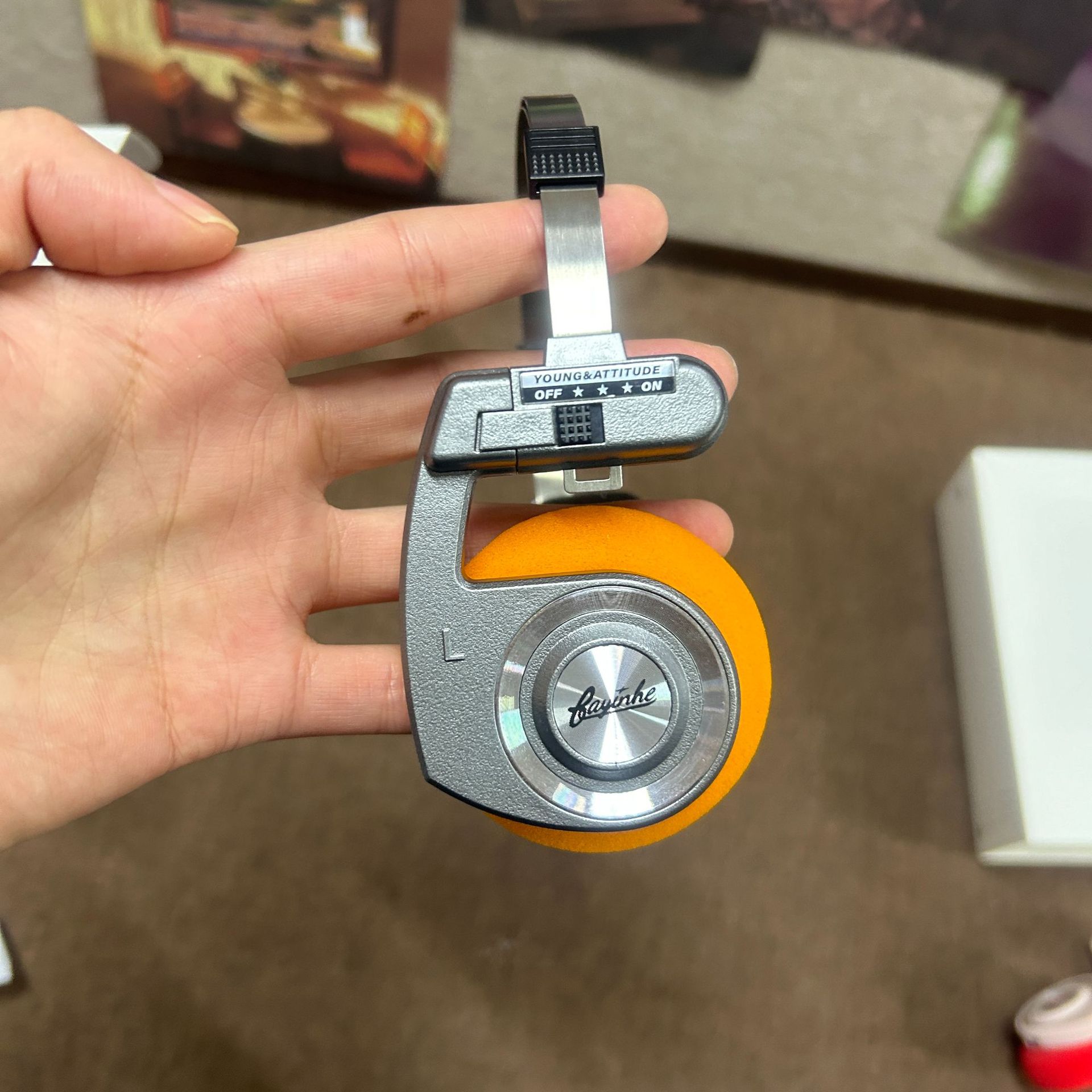 Retro Gaming Kc - レトロ折りたたみワイヤレスヘッドフォン Bluetooth 5.3 低音ブースト 36 ミリメートルダイナミックコイルユニット