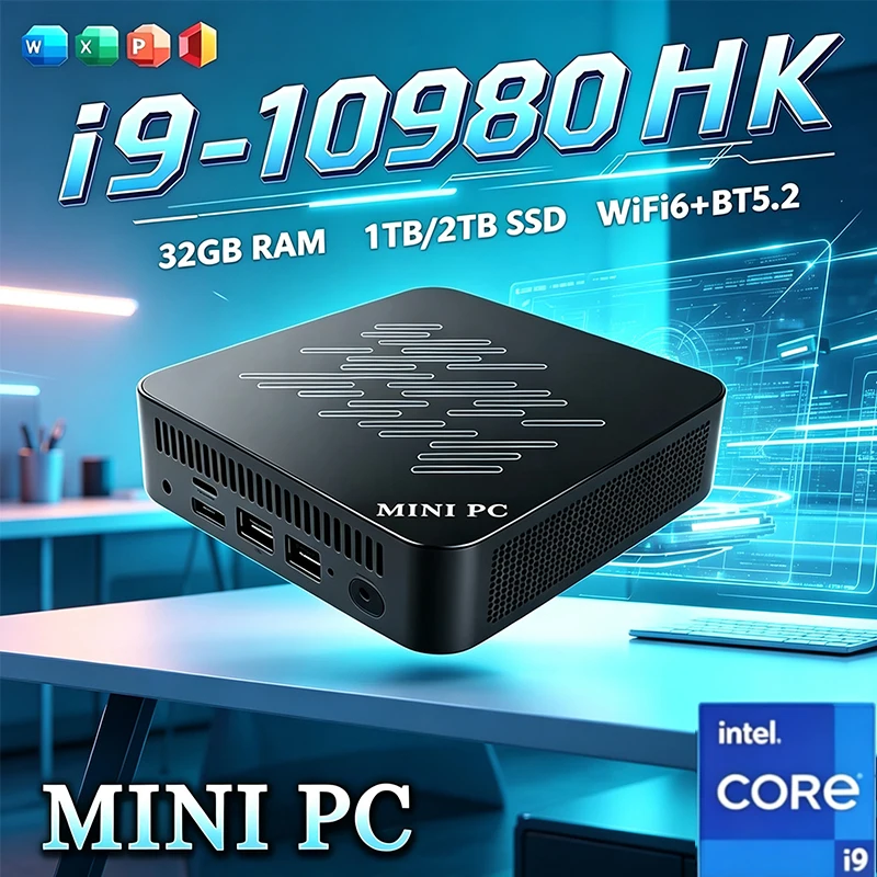Retro Gaming Mini Pc - Core I9 10980HK ミニPC Windows 11