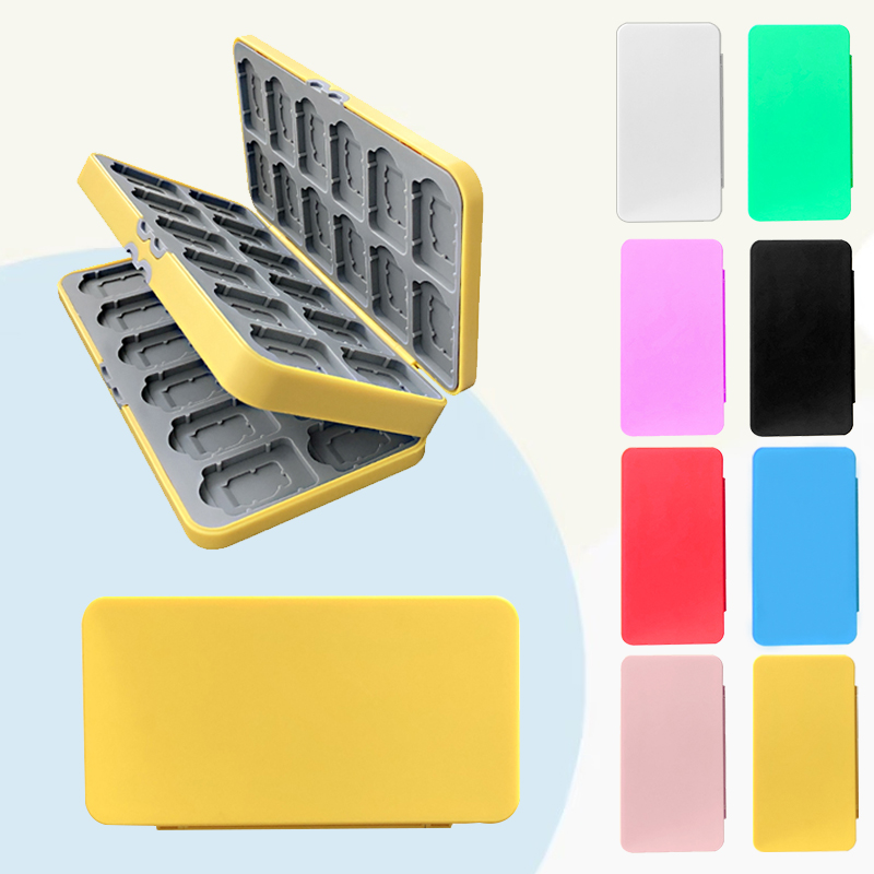 Game Boy Cartridge Holder - Switch1/2 Lite/OLED用のゲームカード収納ボックスで、48枚のゲームを収納できます。