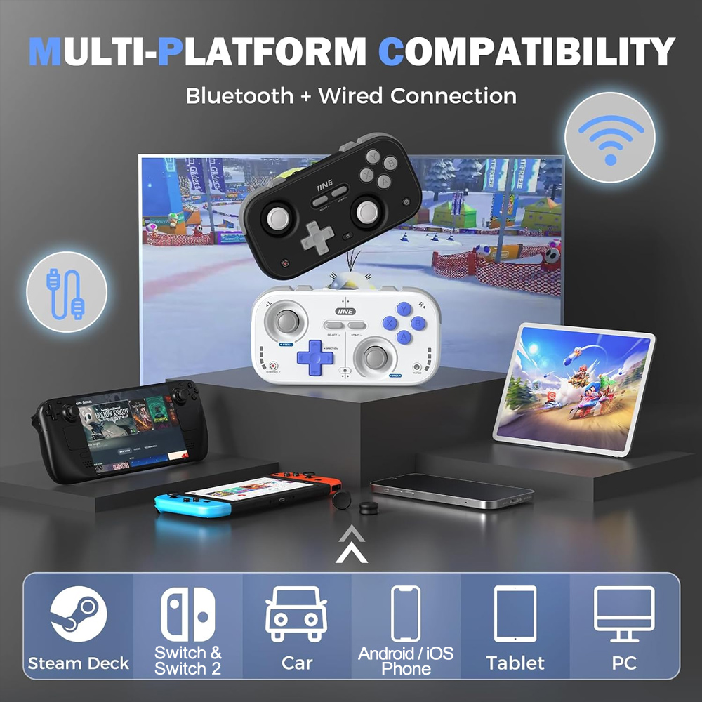 IINE ミニコントローラー レトロポケット ブルートゥース - Retro Gaming Mini Pc のレビューと価格
