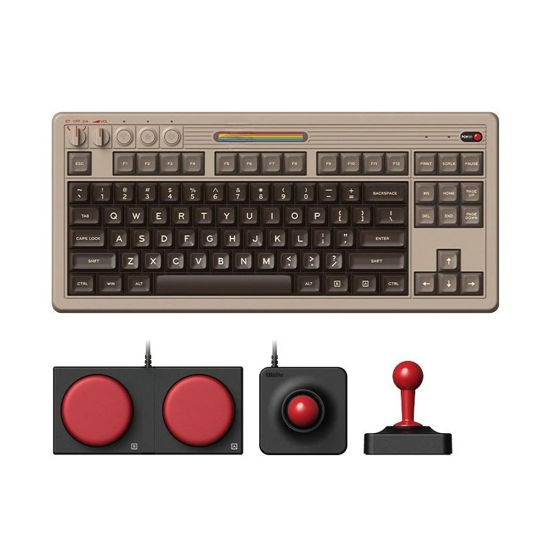 Retro87C64 レトロメカニカルゲーミングキーボード  - Retro Gaming Universe のレビューと価格
