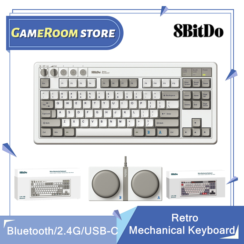 8ビットレトロメカニカルゲーミングキーボード,Bluetoo - Retro Gaming Usb のレビューと価格