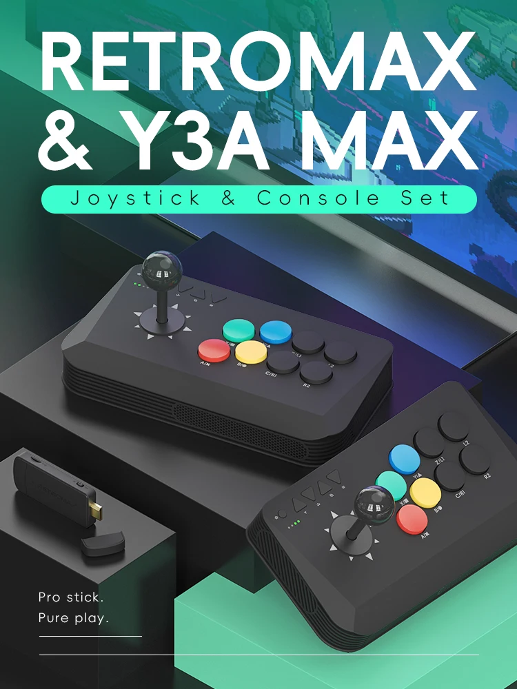 ワイヤレス Y3A Max アーケードスティック ファイトジ - Retro Gaming Download のレビューと価格