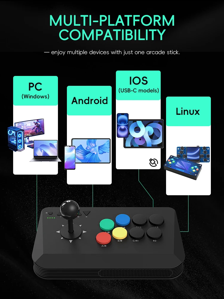 ワイヤレス Y3A Max アーケードスティック ファイトジ - Retro Gaming Download のレビューと価格