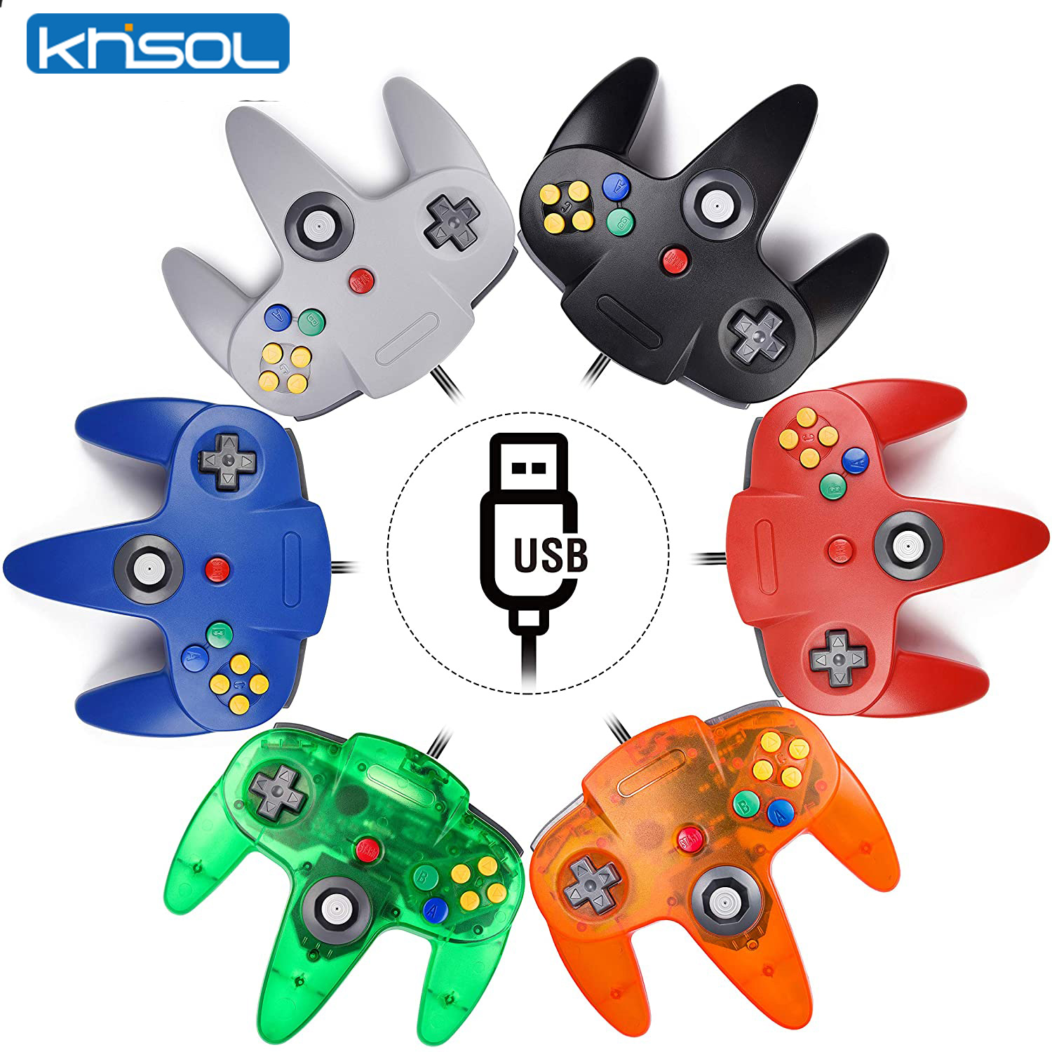 N64 コントローラクラシック USB 有線リモートゲームパ - Retro Gaming Usb のレビューと価格